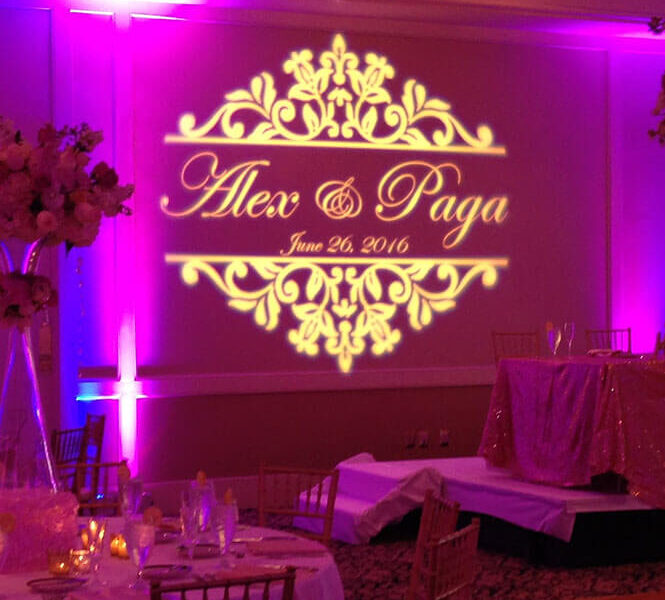 Enchanted Forest at a Black-Tie Gala - Gobo Projections event lighting