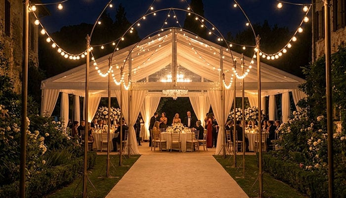Outdoor Tent Receptions