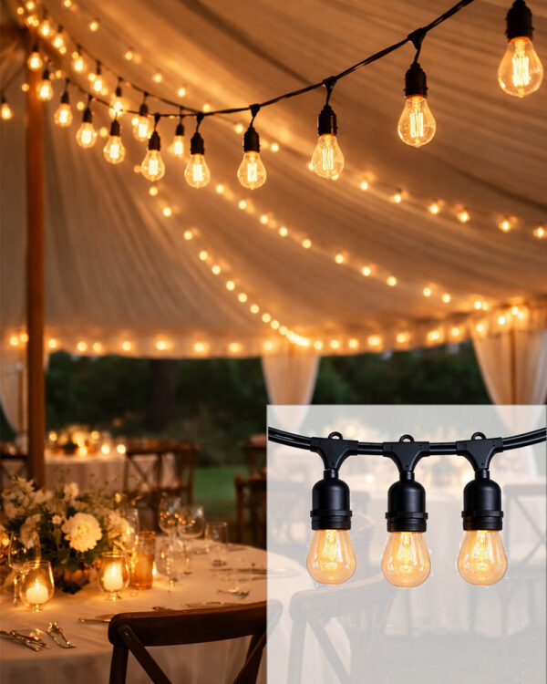 All-Inclusive Edison Lighting Package for Tents