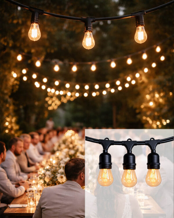 48ft LED Non-Suspended Edison Package