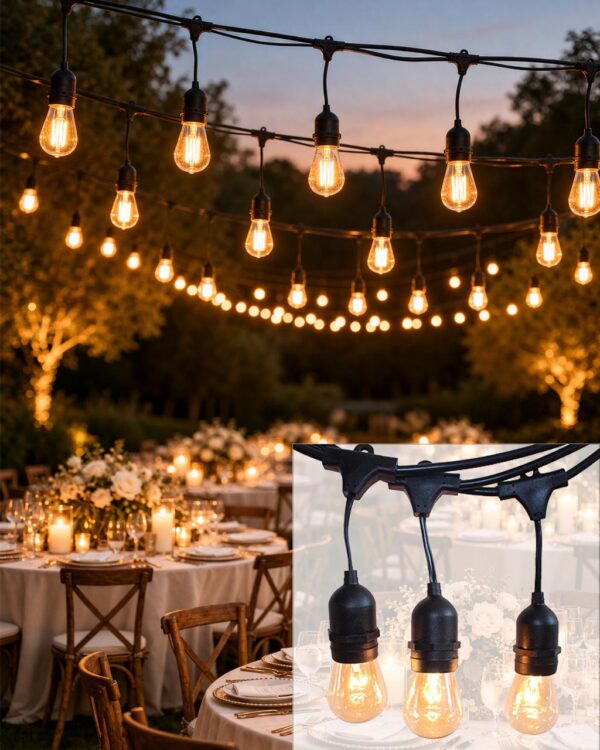 48ft LED Suspended Edison Package